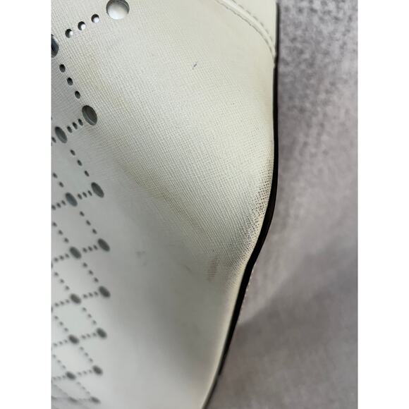 Michael Kors White Large Large Carryall Tote AS IS #62442 - Picture 9 of 16